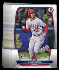 2023 Bowman Livan Soto Rookie Bowman Paper Lot of 25
