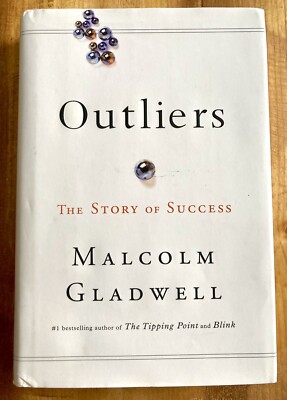OUTLIERS: THE STORY OF SUCCESS by MALCOLM GLADWELL 2008 HARDCOVER w/ DJ ATHLETES