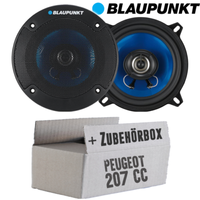 Lautsprecher Boxen Blaupunkt 2-Wege Auto KFZ Einbauset FüR Peugeot 207 CC Heck
