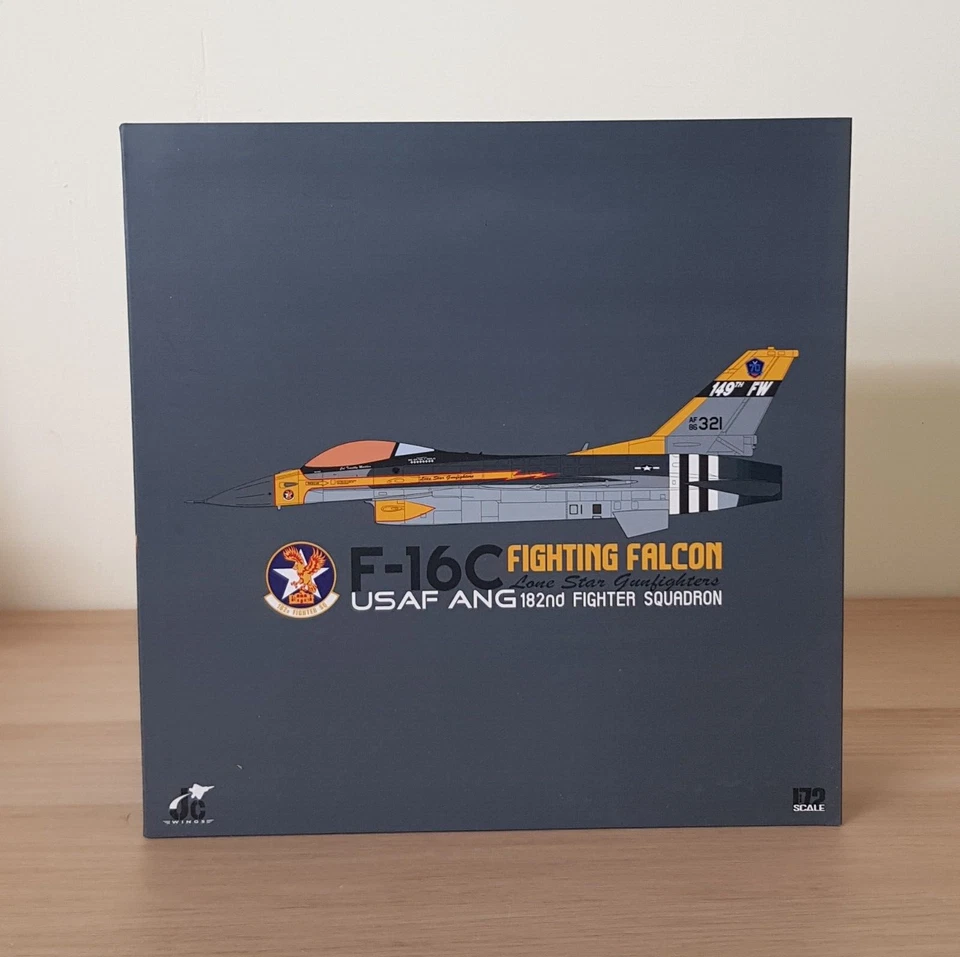 F-16C Fighting Falcon USAF 182nd FS Texas, San Antonio, JC Wings JCW-72-F16-013 - Image 2 of 4