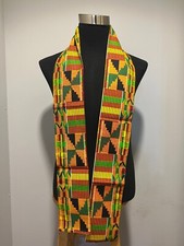 African print Neck scarf for Men/women-Kente 4.5 ''X 70''