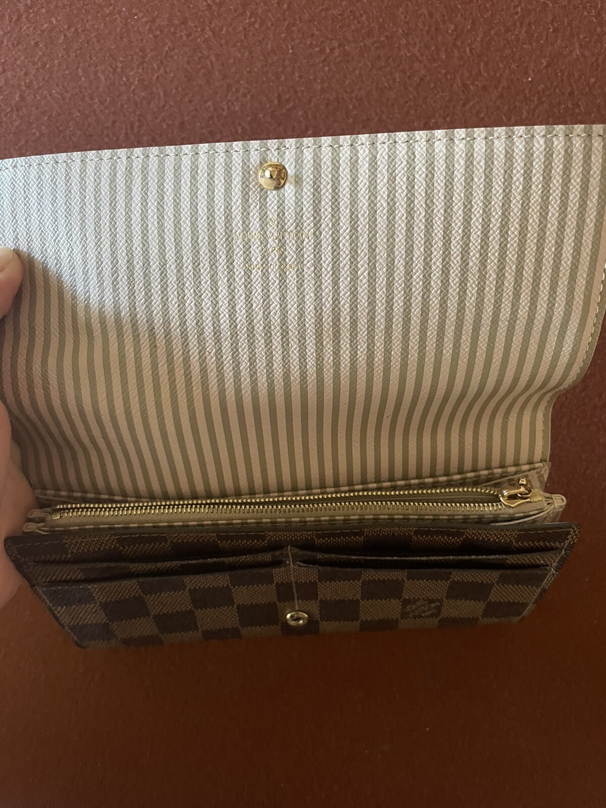 Louis Vuitton limited edition monogram Inventeur Trunks & Lock Sarah Wallet image 4