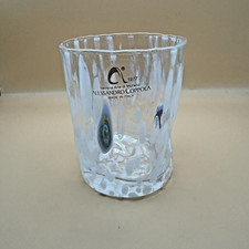 Alessandro Coppola Bicchiere in Vetro da Bere Murano Millefiori 4"