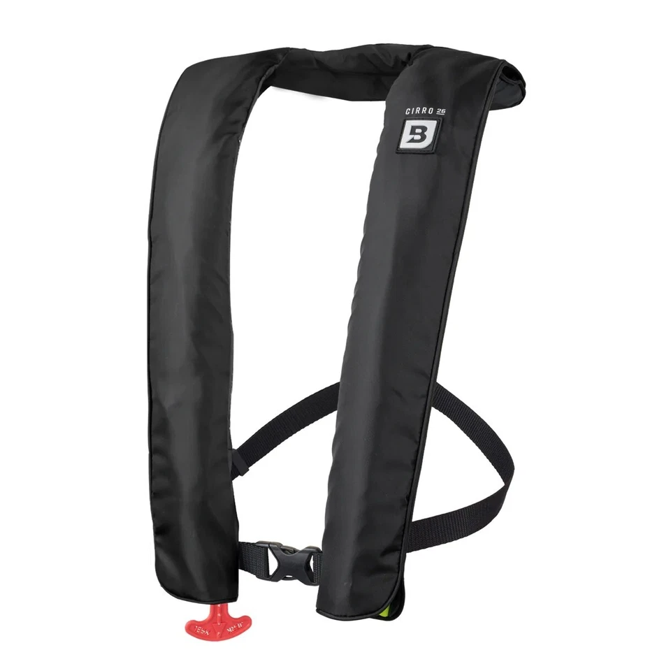 Bluestorm Cirro 26 Inflatable Automatic Life Jacket USCG Approved PFD Apex Black