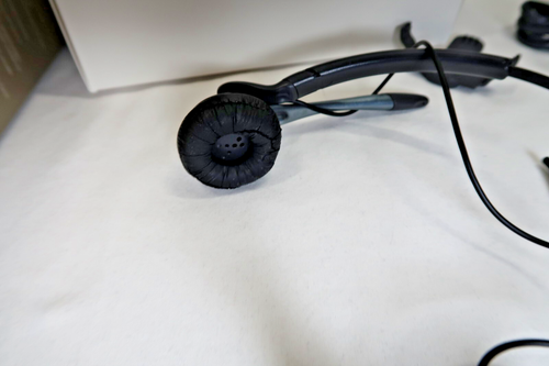 Plantronics CT14 Black Cordless Headband Headset Phone Parts Only Untested - Zdjęcie 7 z 15