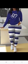 womens 2 piece pants and top set