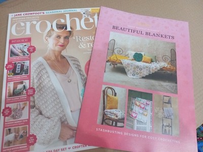 Inside Crochet,#186,Colourful Patterns,Leg Warmers,Tote,Mittens,+3 New Blankets 