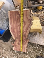 Cedar Slab 30 In X 12 At The Widest Point 2 And 3/4 In Thick Rough Sawn