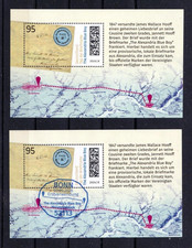 New September Deutschland Series Stamp Day Block 97 Dual and Bonn