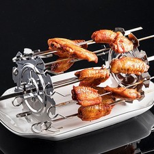 Cage de Brochette de Rôtissoire de Système de Brochette Rotative D'acier