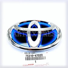 New Genuine Oem Toyota Highlander 11-13 75310-47020 Front Blue Emblem Logo Badge