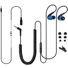 Joymiso 16Ft Extra Long Cord Earbuds Headphones for TV PC Laptop with Mic, Vo...