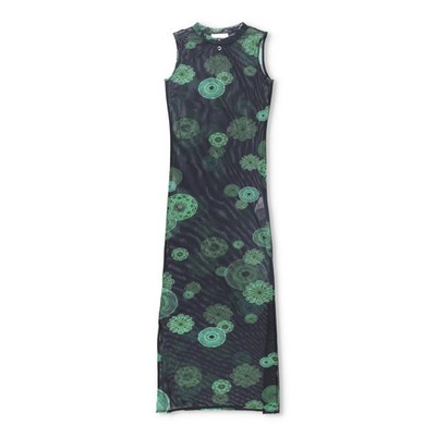 slim fit dress slacks Coperni C-Logo Print Wrap Blouse Dress