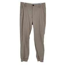 Kit and Ace Men's 32 Navigator Commute Jogger Khaki Pants Tech Golf Chino Tan