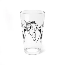 Horse Head Mixing Glass - Elegant Barware for Equestrians, Unique Gift for [...]