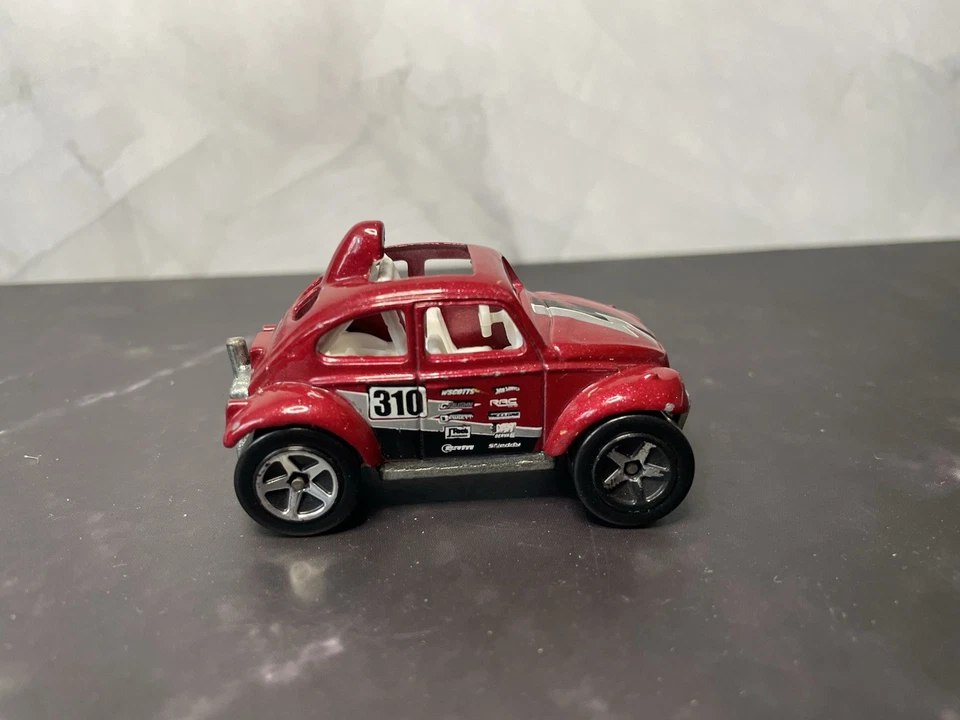 Vintage Hot Wheels BAJA Bug A35 Red/Black/White Volkswagen Racer - Image 3 of 4