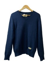 WACKO MARIA Knit Sweater Lightweight S Wool NVY 15FW WMK CL07