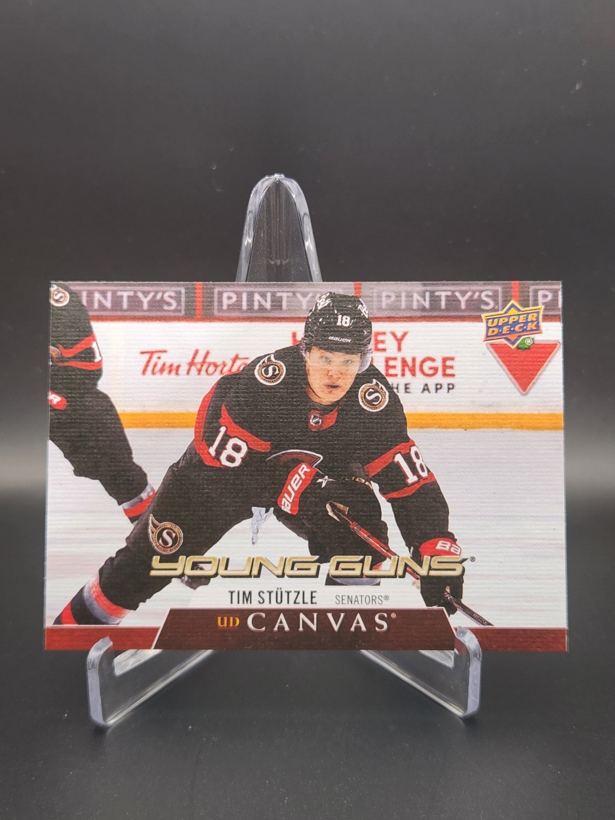2020-21 Upper Deck Series 2 UD Canvas Young Guns Tim Stutzle #C211