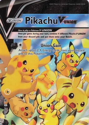 Pikachu V-Union - Promo Holo SWSH: Sword & Shield Promo Cards SWSH139 NM
