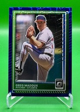 2025 Donruss Optic Baseball Greg Maddux Blue Velocity