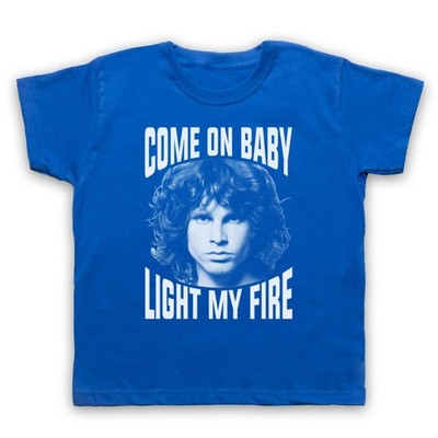 JIM MORRISON DOORS LIGHT MY FIRE INOFFIZIELLES ROCKLEGENDE KINDER T-SHIRT