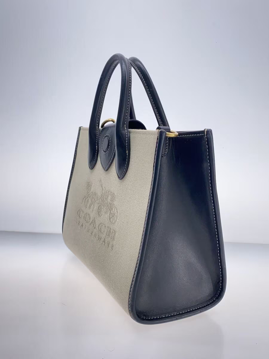 Authentic COACH Handbag Cream Solid CR685 JAPAN - image 2