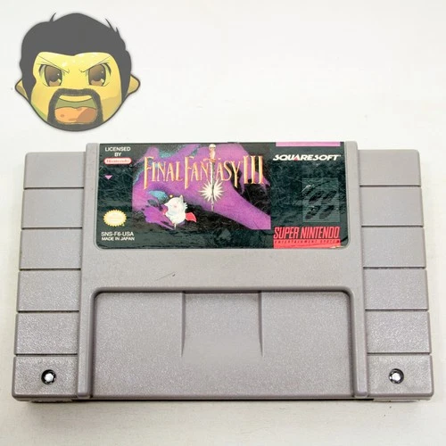 Final Fantasy 3 SNES Authentic Super Nintendo 1990 Tested & Working SHIPS FAST
