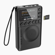 Pocket Mini DAB/DAB Digital FM Radio LCD Display Good Sound Speaker Long Life