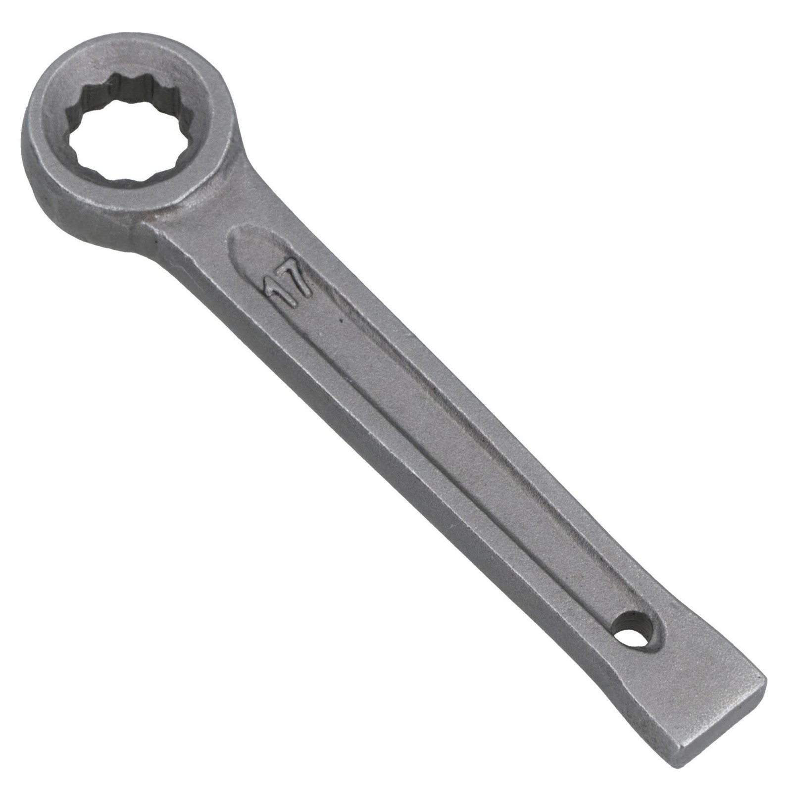 17mm Slogging Box End Striking Ring Wrench Spanner Bi-Hex 12 Sided Metric