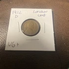1922 D Lincoln Cent VG+.  $12