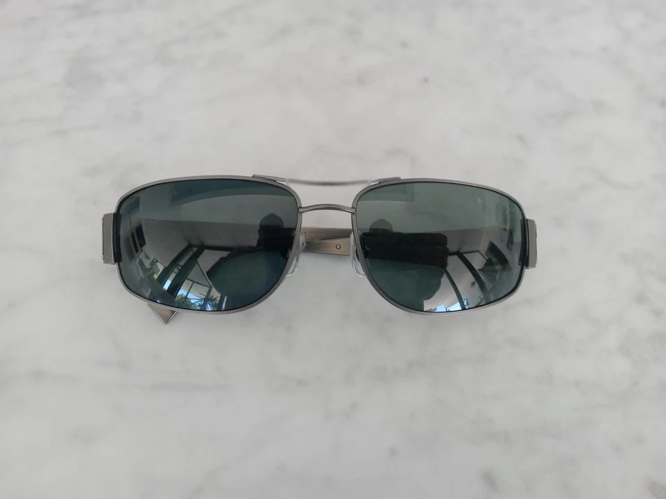 LOREE RODKIN SONNENBRILLE MODELL TSCHAD IN ANTIK SILBER FARBE - Bild 1 von 3