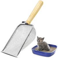 Katzenklo Schaufel Katzenstreuschaufel Metall Katzenschaufel Edelstahl FüR Ka...