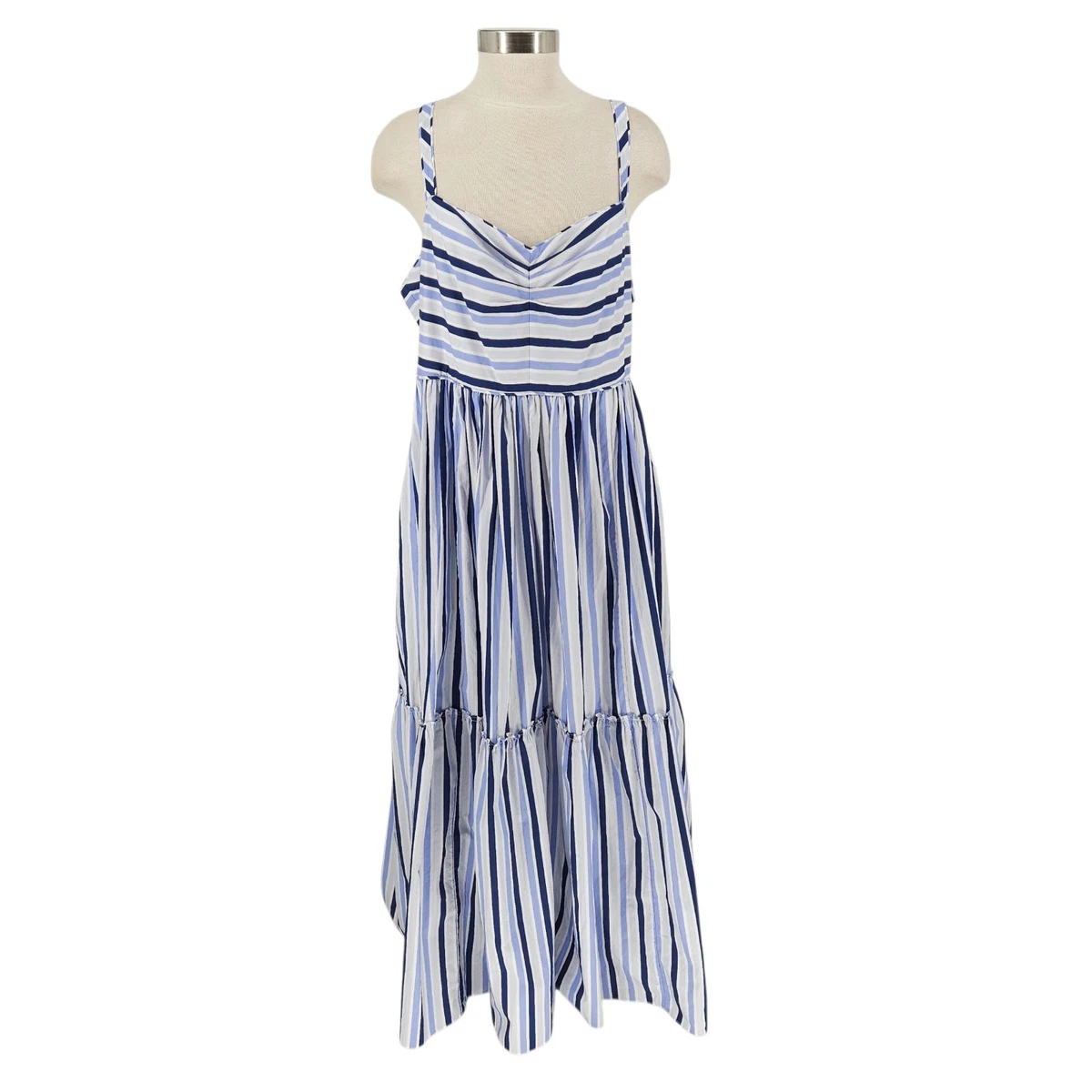 j crew striped tiered maxi dress In Stripe For Women Color/Pattern J Crew Bright Striped Tiered