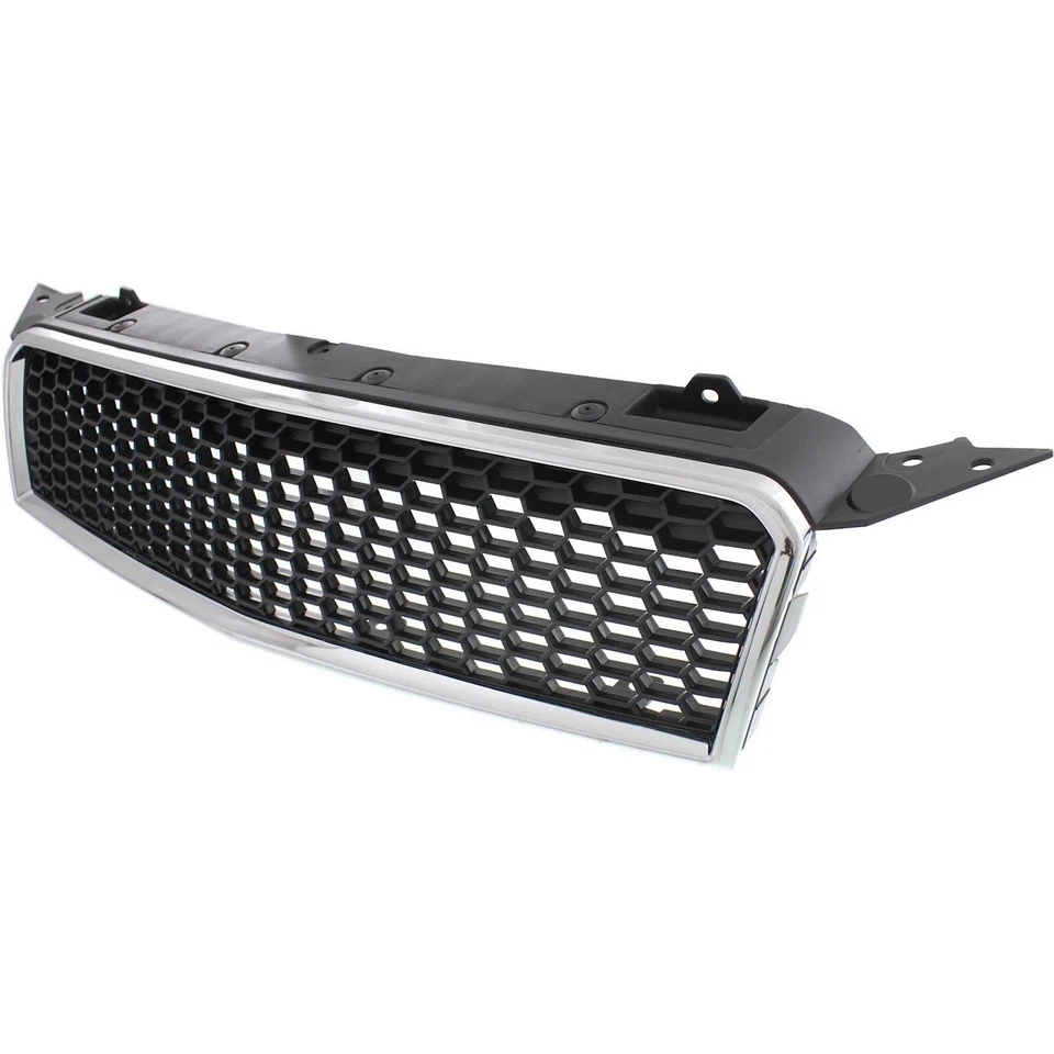 New Front Grille Assembly For 2009-2011 Chevrolet Aveo5 Chrome with Black Insert Foto 2 de 4