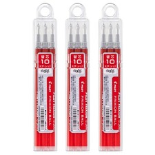 Pilot FriXion Ballpoint Pen Refills, 1.0mm, Red, LFBKRF30M3R, 3-Piece x 3-Pack