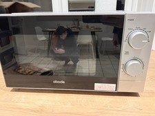 Abode 20L Silver Manual Microwave – Return Stock – Tested
