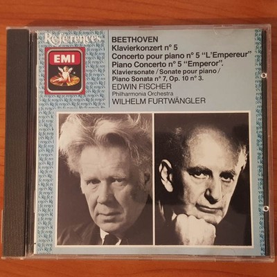 EDWIN FISCHER beethoven klavierkonzert 5 EX/EX (CD Album, Klassik)