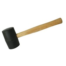 24OZ (680G) BLACK RUBBER MALLET HA73