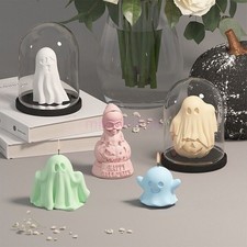 Spooky Halloween Ghost Mold - 3D Silicone Mould for Resin Crafts AU