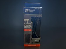 Commercial Electric 6-Outlet RGB Gaming Surge Protector w/ 2 USB and 1 USB-C 6'