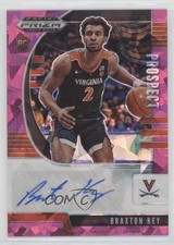2020-21 Panini Prizm Draft Picks Prospect Pink Ice Braxton Key #PA-BK Auto 0c2
