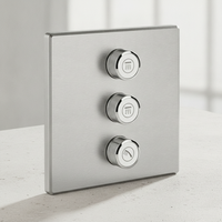 Grohe 3-Fach Up-Ventil Grohtherm Smart Control 29127 Fms Eckig Supersteel