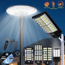 16000W Commercial Solar Street Light Dusk to Dawn Lamp For Parking Lot Road Yard
