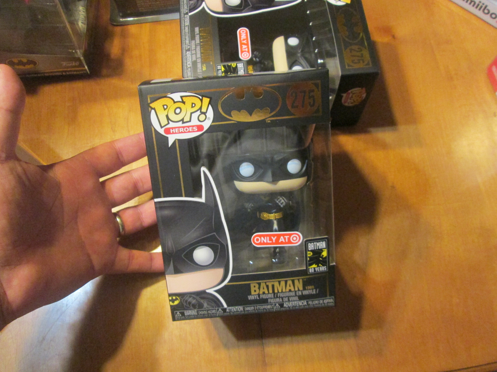 FUNKO POP DC SUPER HEROES 80 YEARS BATMAN 1989 # 275 EXCLUSIVE TARGET 2019