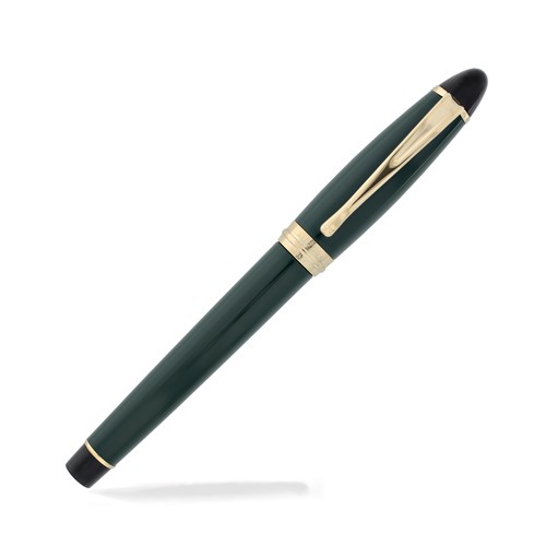 Aurora Ipsilon Resin Fountain Pen - Green - Extra Fine Point - NEW B11V-EF - Picture 2 of 6