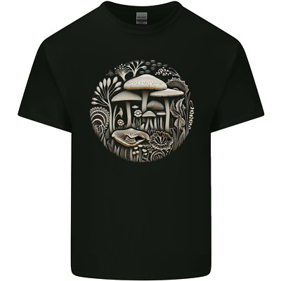Pilz Kreis Nahrungssuche Pilze Futter Kinder T-Shirt Jungen Mädchen