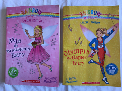 Lot Of 2 Rainbow Magic Special Edition Olympia Games Fairy Mia Bridesmaid Fairy | eBay Lot Of 2 Rainbow Magic Special Edition Olympia Games Fairy Mia Bridesmaid Fairy | eBay