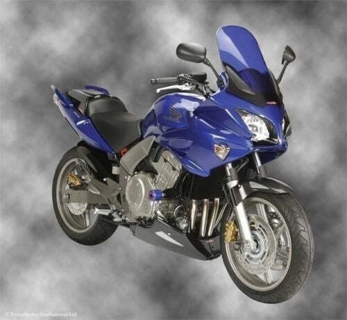 Se adapta a Honda CBF1000 2006-2010 ABS Belly Pan aspecto de carbono con malla plateada de Pow Foto 3 de 4