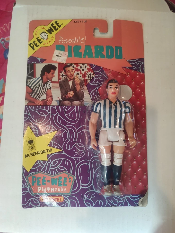 Figura de acción Matchbox Ricardo Pee-Wee's Playhouse 1988 6" posable nueva Foto 2 de 4