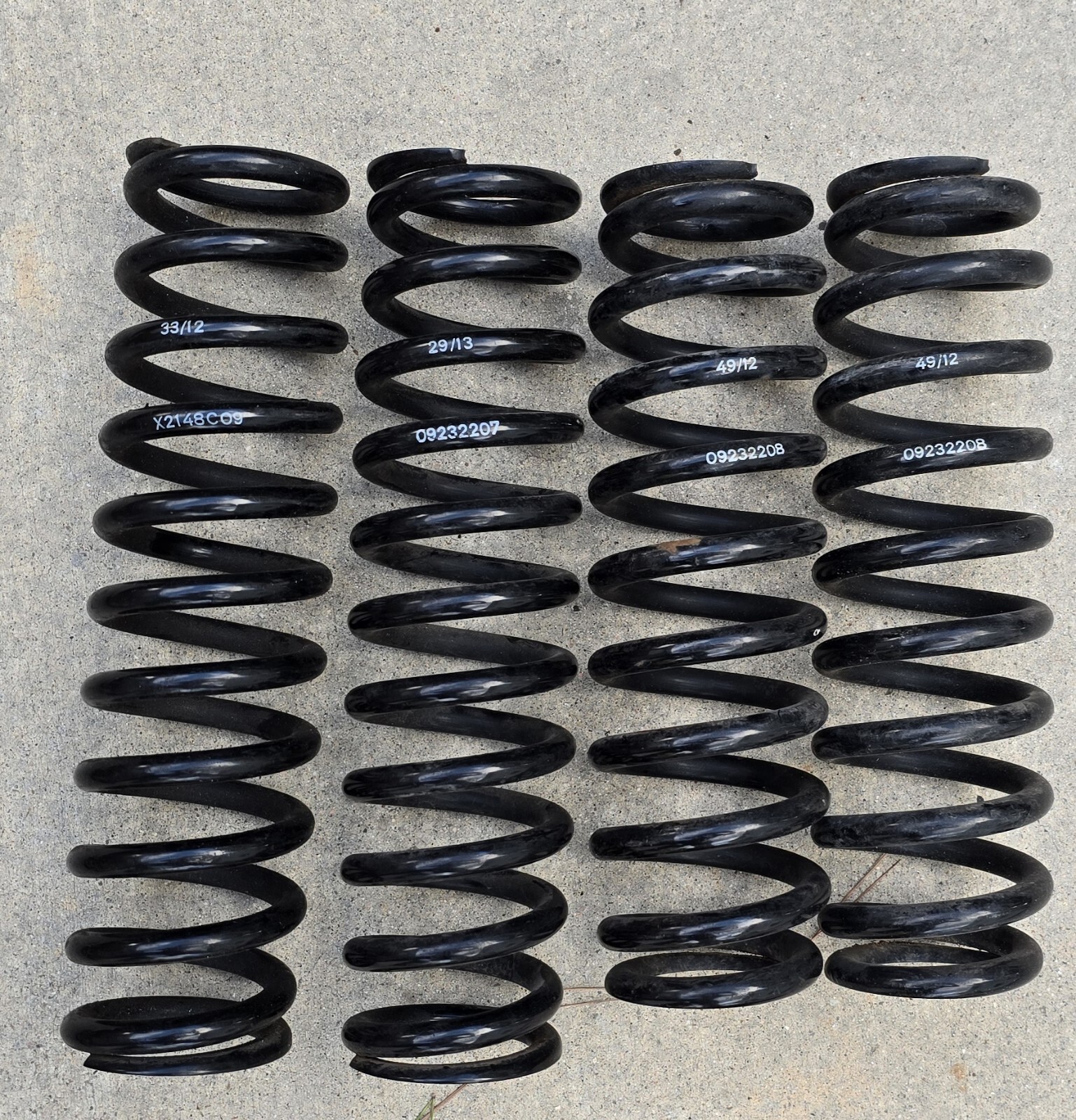 Mclaren 650s Oem FACTORY Coils Springs Coilovers